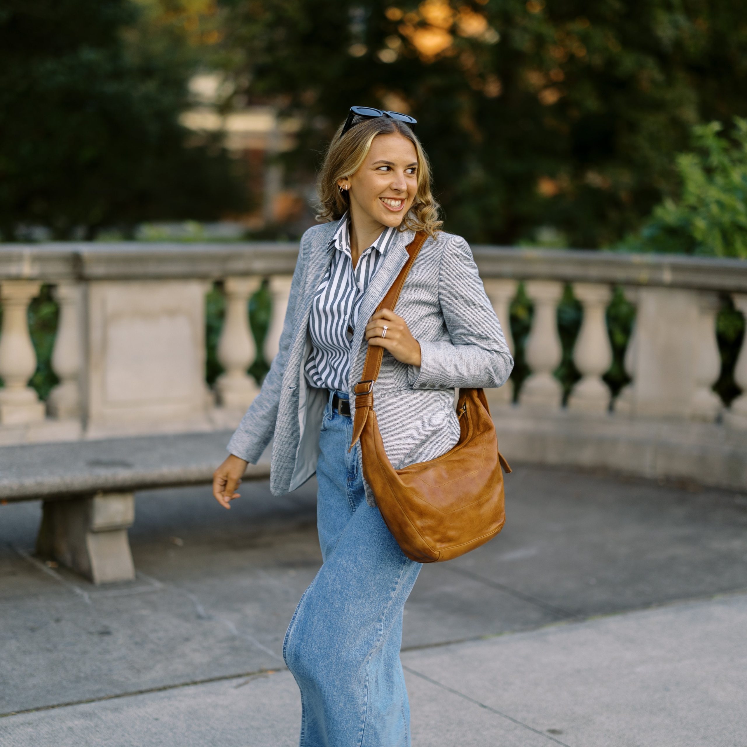 Boone Leather Sling Bag - Image 8